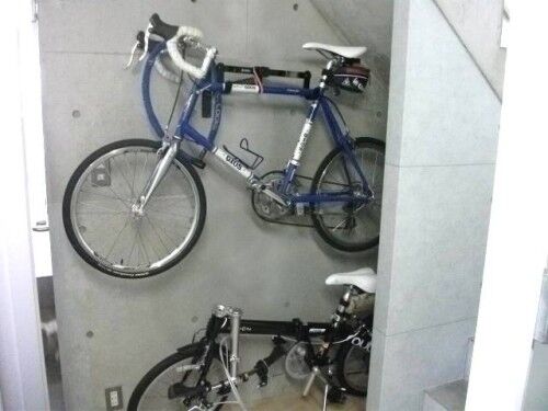 階段下収納からロードバイクの保管場所へ